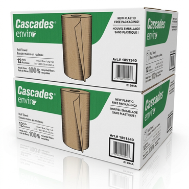 Cascades Enviro Hand Paper Towels, Strong & Absorbent Disposable Paper Towels for Home, Kitchen & Office Use
