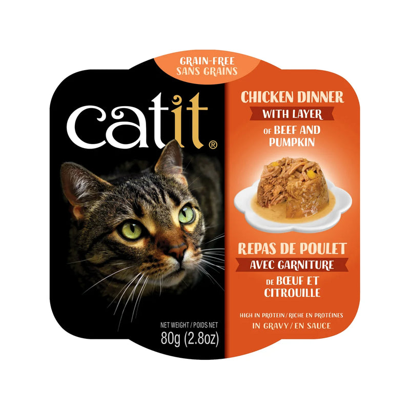 Catit Assorted Cat Food Dinners, 24 x 80 g (2.8 oz)