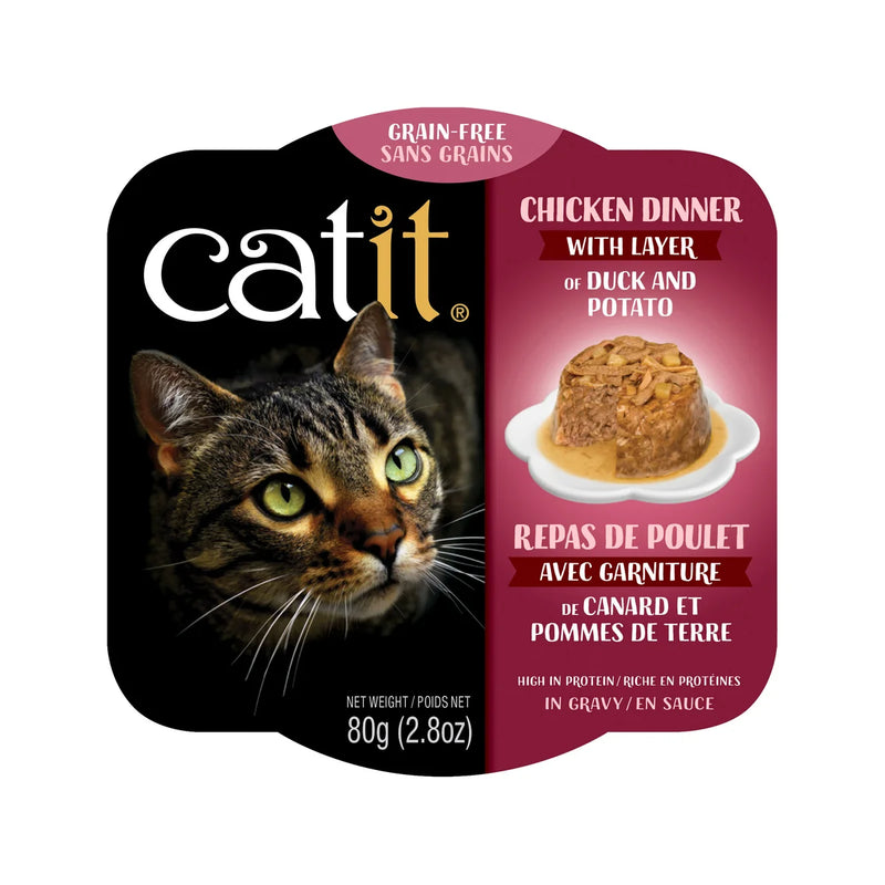 Catit Assorted Cat Food Dinners, 24 x 80 g (2.8 oz)