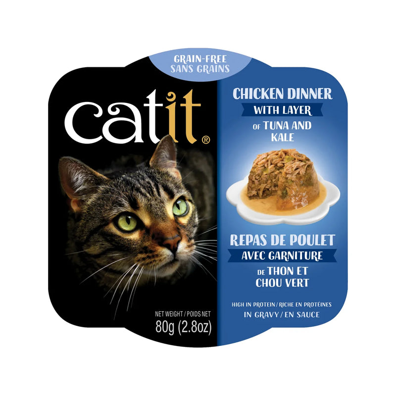 Catit Assorted Cat Food Dinners, 24 x 80 g (2.8 oz)