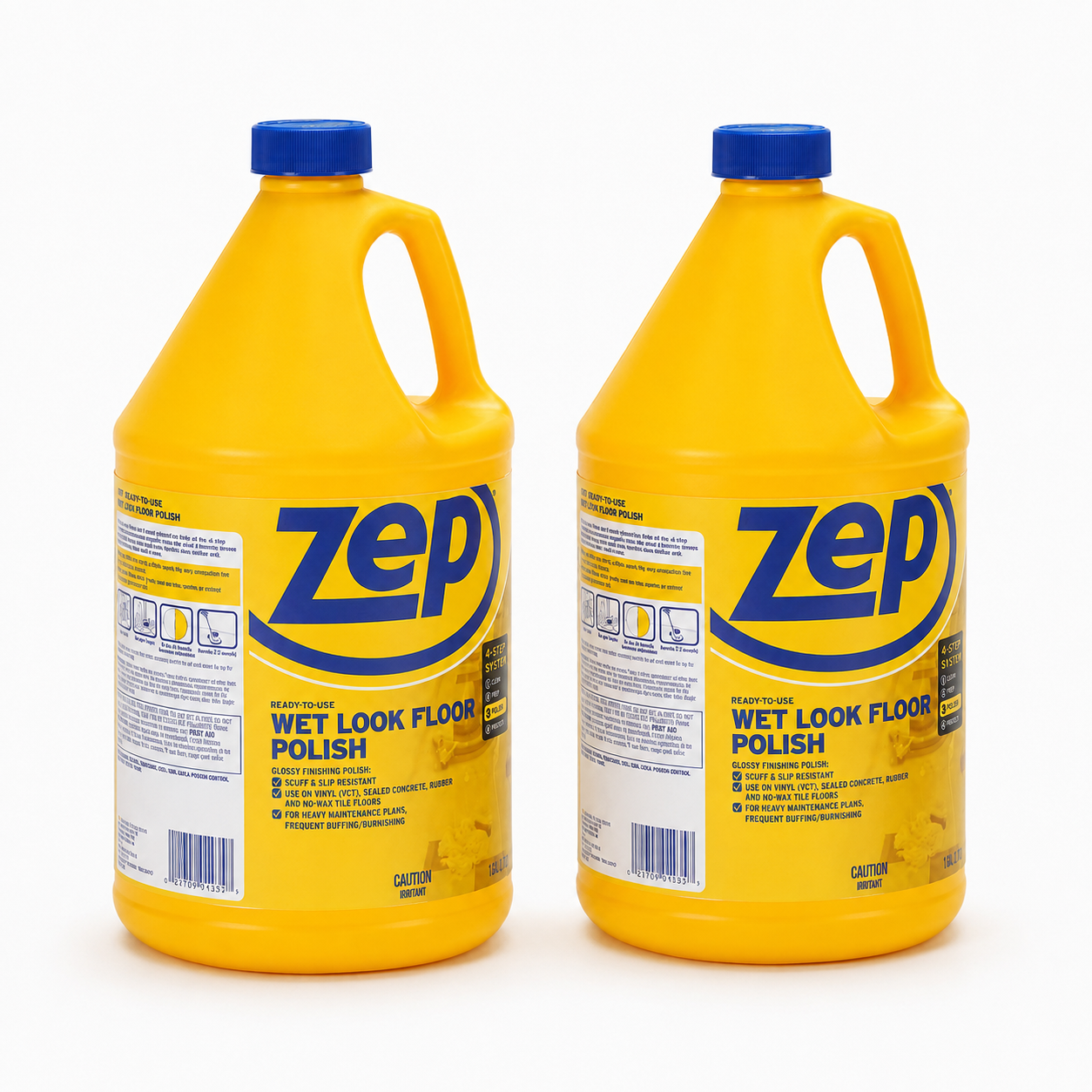 Wet Look Floor Finish – High-Gloss Protective Floor Coating for Hard Surfaces 3.78 L