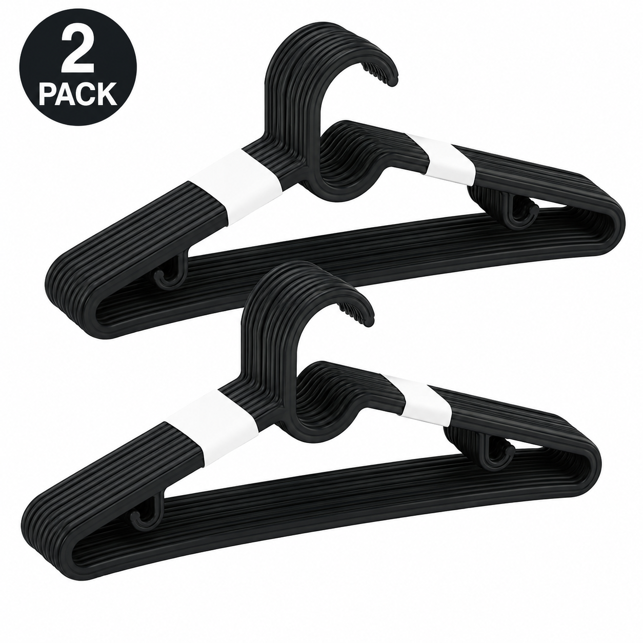 (20 PACK) IKEA SPRUTTIG Hanger, black (Polypropylene)