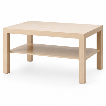 IKEA LACK Coffee table, 90x55 cm (35 3/8x21 5/8 ")-WHITE Stained Oak effect