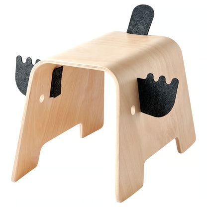 IKEA GREJSIMOJS Children's stool, moose shaped