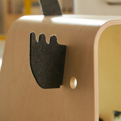 IKEA GREJSIMOJS Children's stool, moose shaped