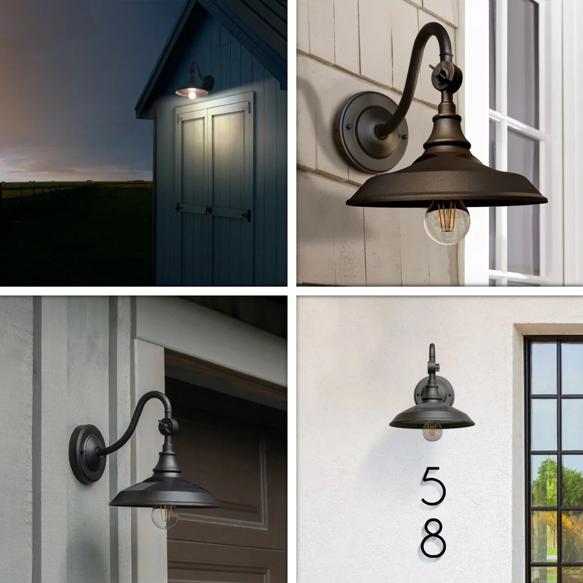 Classy Caps Solar Powered Barn Light