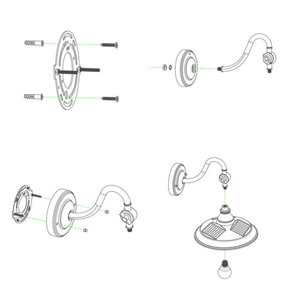 Classy Caps Solar Powered Barn Light