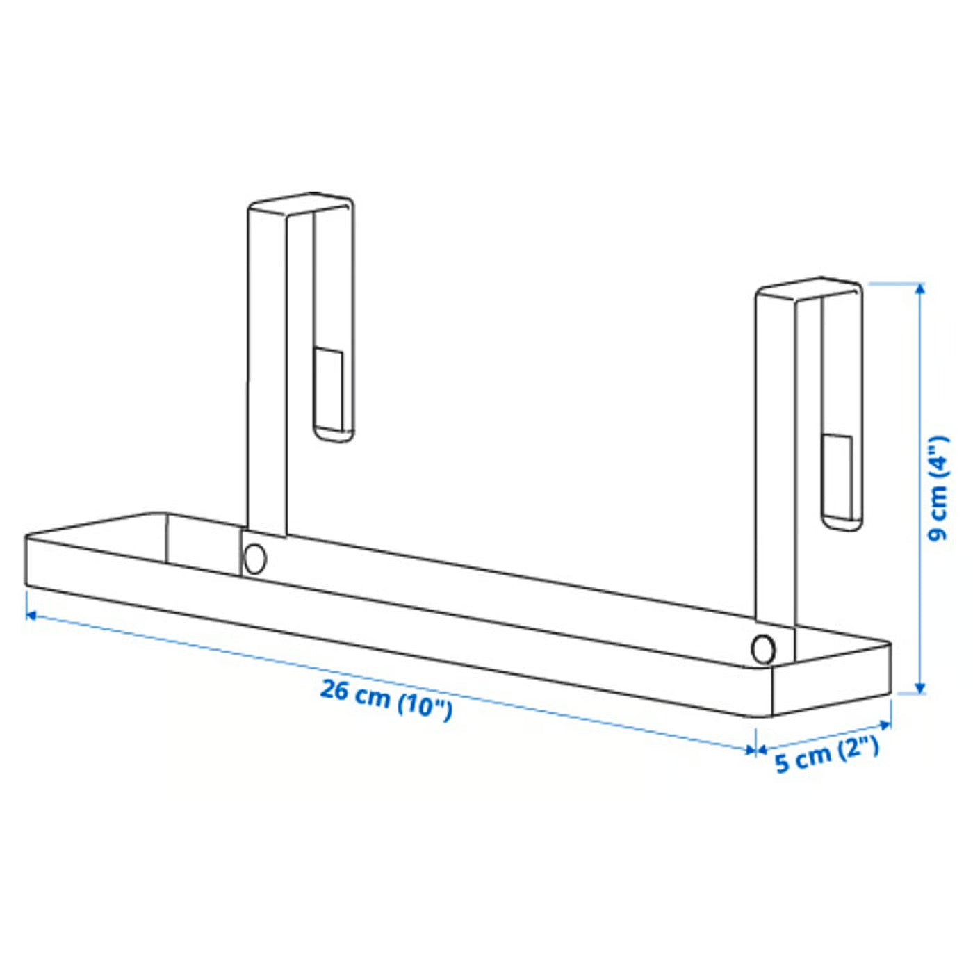 IKEA PALYCKE Clip-On Towel Rack