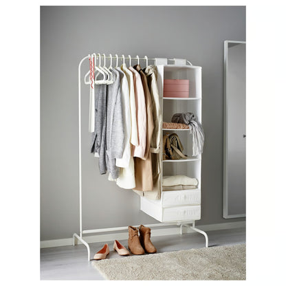 IKEA MULIG Clothes rack, white, 99x152 cm (39x59 7/8 ")