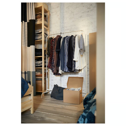 IKEA MULIG Clothes rack, white, 99x152 cm (39x59 7/8 ")