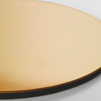 (6 PACK) IKEA Round Coaster Set with Holder –  Stainless Steel, 8.5 cm / 3 in - Brass