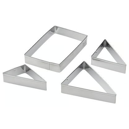 IKEA LÄTTBAKAD Cookie cutter, set of 4, stainless steel