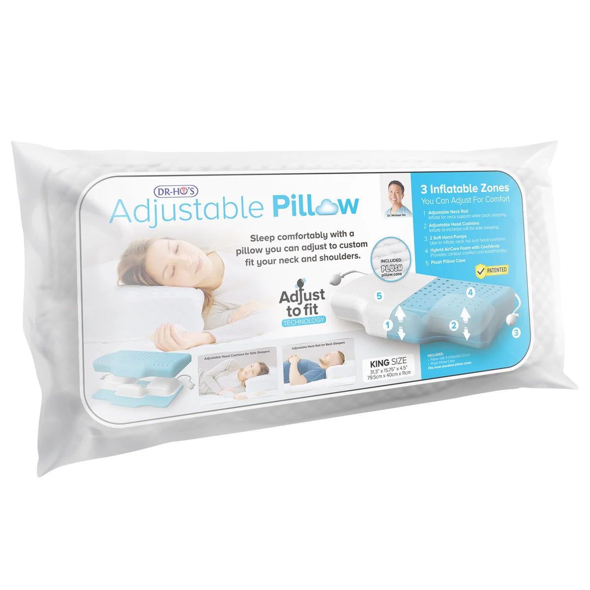 DR-HO'S Adjustable Pillow