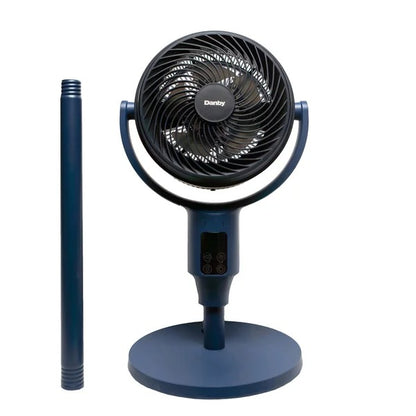 Danby Ultra Quiet 2-in-1 Oscillating Stand & Table Fan – 14.17" Convertible Cooling Fan
