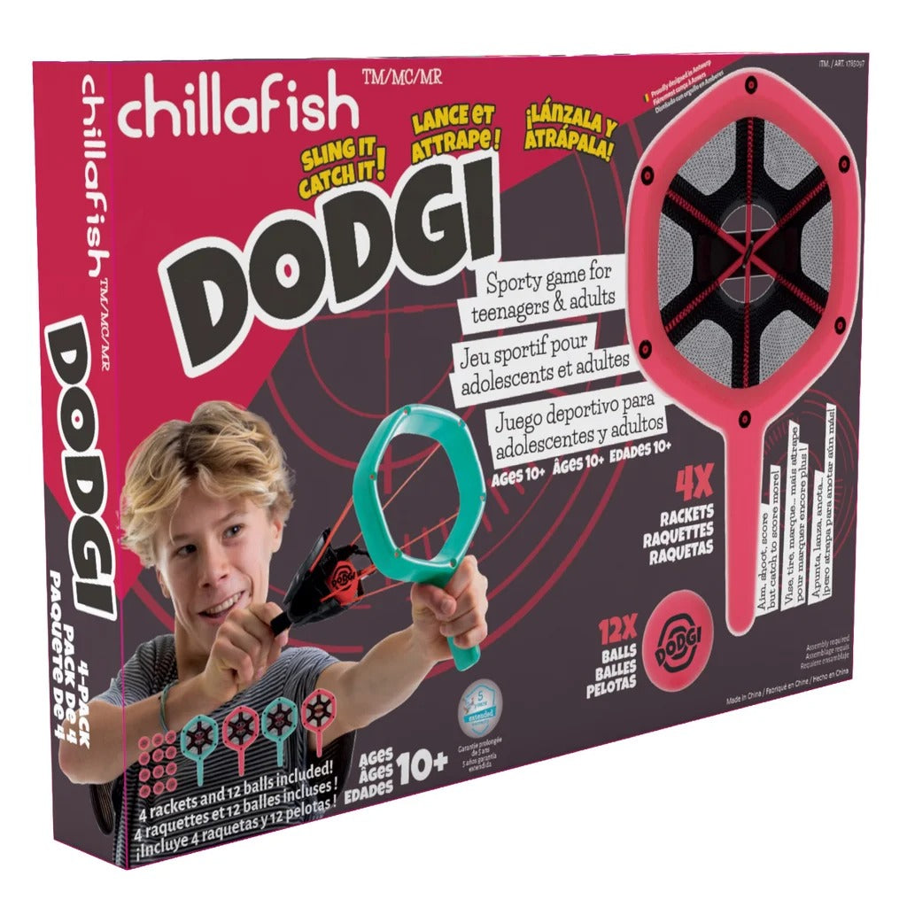Dodgi Shoot & Catch Outdoor Game Set – 4 Player Foam Ball Action Pack