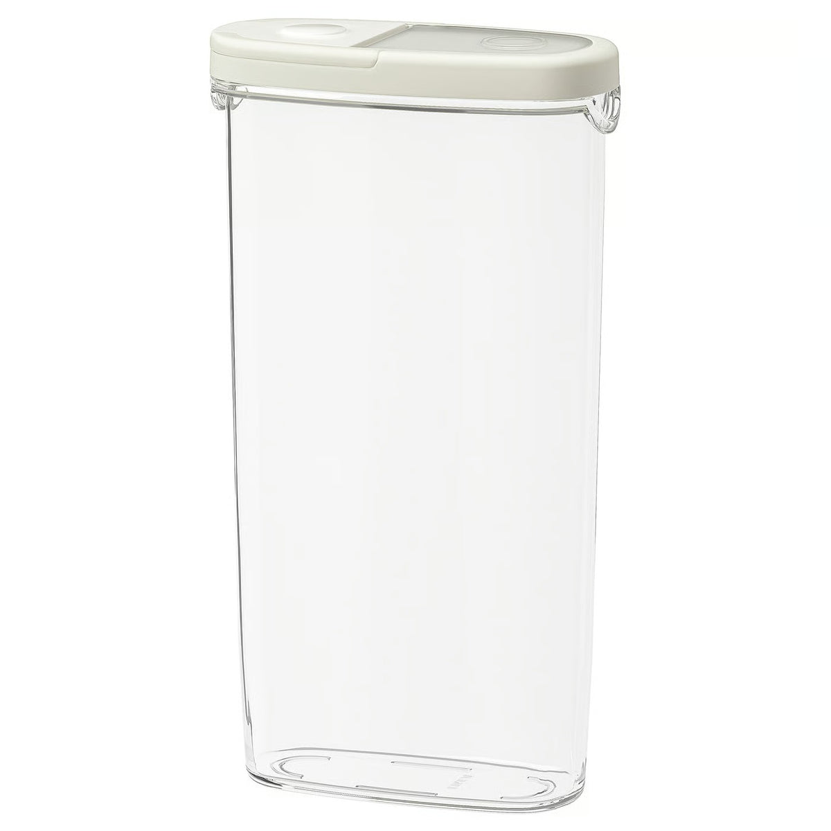 (4 Pack)  IKEA 365+ Dry food jar with lid, transparent/white, 2.3 l