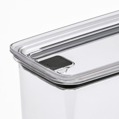 IKEA KORALLVIPPA Dry food jar with lid, set of 6, transparent