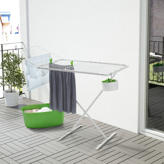 IKEA MULIG Drying rack, indoor/outdoor, white