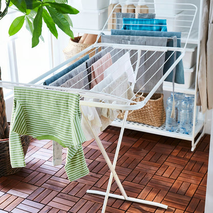 IKEA MULIG Drying rack, indoor/outdoor, white