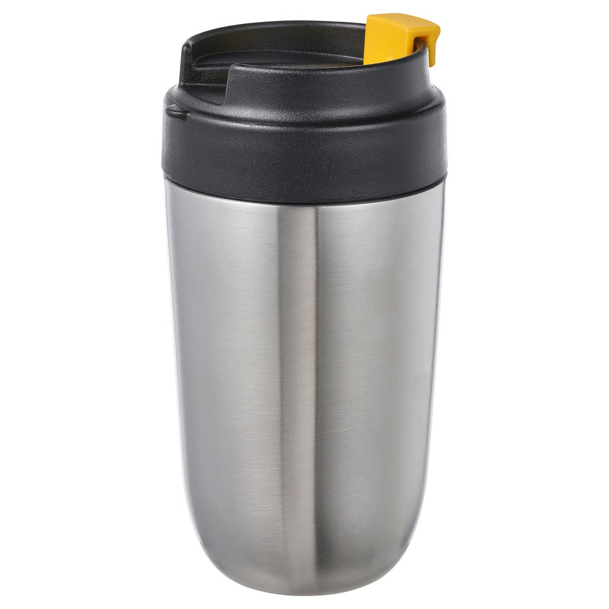 IKEA ENVÄLDIG Insulated steel flask, stainless steel/black, 35 cl (12 oz)