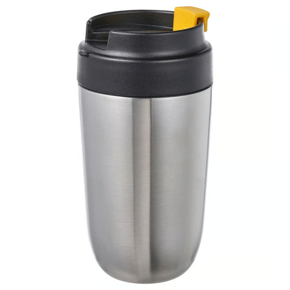 IKEA ENVÄLDIG Insulated steel flask, stainless steel/black, 35 cl (12 oz)