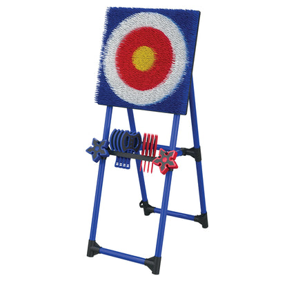 EastPoint Axe Throw Target Game with Throwing Stars – Backyard Outdoor Competition Set