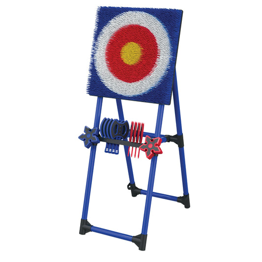 EastPoint Axe Throw Target Game with Throwing Stars – Backyard Outdoor Competition Set