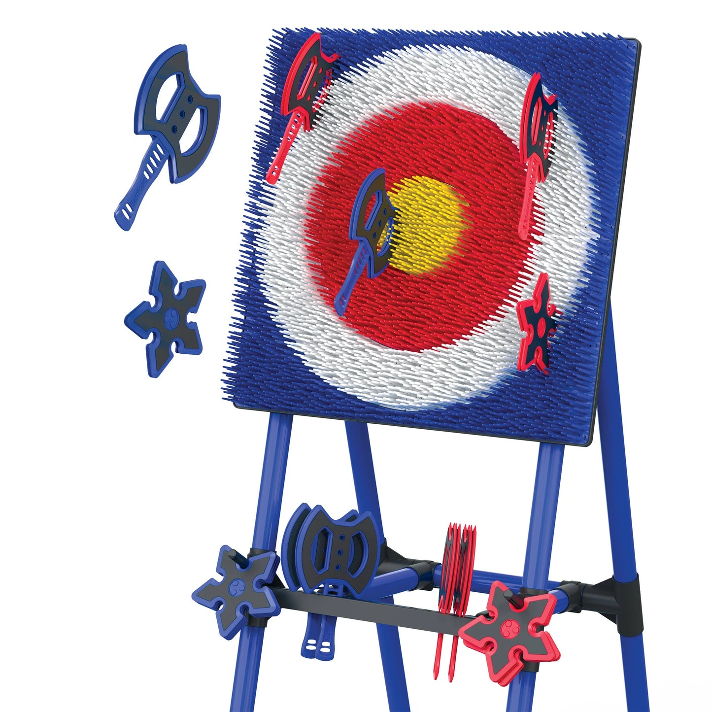 EastPoint Axe Throw Target Game with Throwing Stars – Backyard Outdoor Competition Set