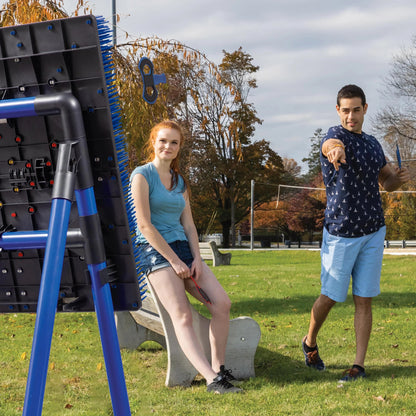 EastPoint Axe Throw Target Game with Throwing Stars – Backyard Outdoor Competition Set
