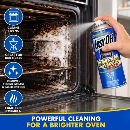Easy-Off Fume Free Max Oven Cleaner Aerosol Spray, 400 g