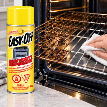 Easy-Off Heavy-Duty Oven Cleaner, Lemon Scent, 400 g