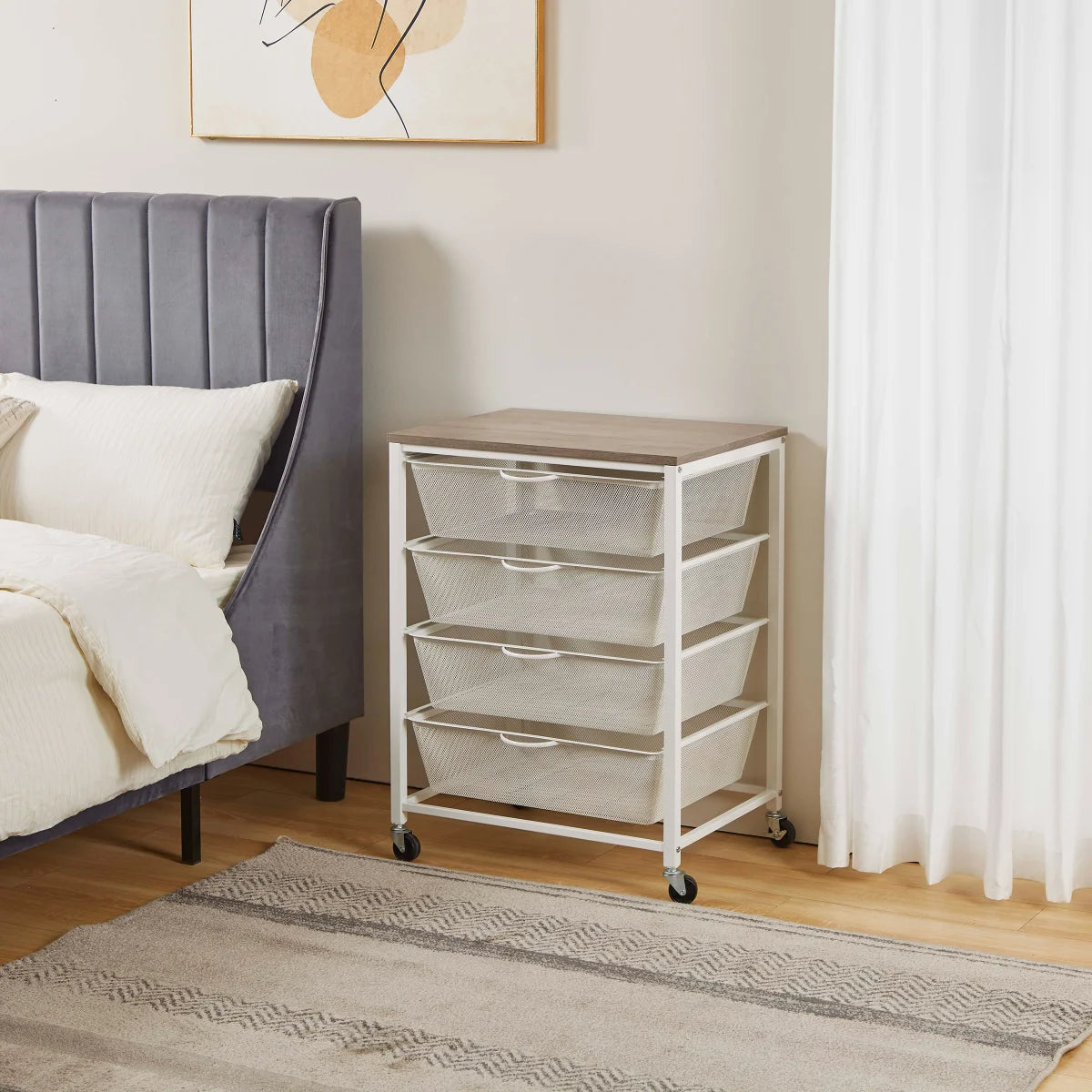 Edifice Mesh Rolling Cart