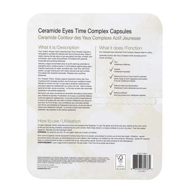 Elizabeth Arden Ceramide Eyes Time Complex Capsules | Advanced Eye Serum Capsules for Fine Lines & Hydration