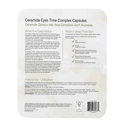 Elizabeth Arden Ceramide Eyes Time Complex Capsules | Advanced Eye Serum Capsules for Fine Lines & Hydration