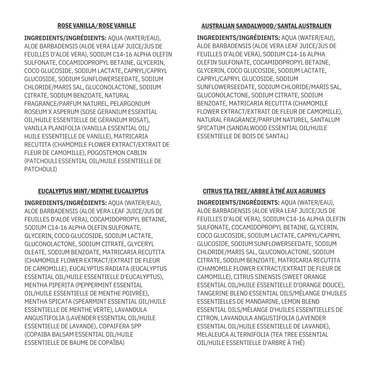 Ellie Bianca All-Natural Liquid Hand Soaps, 260 mL 6-pack