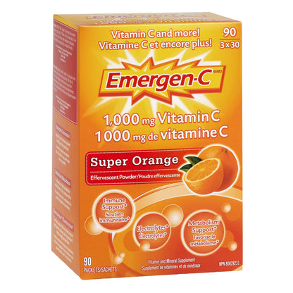 Emergen-C Super Orange, 1000mg Vitamin C