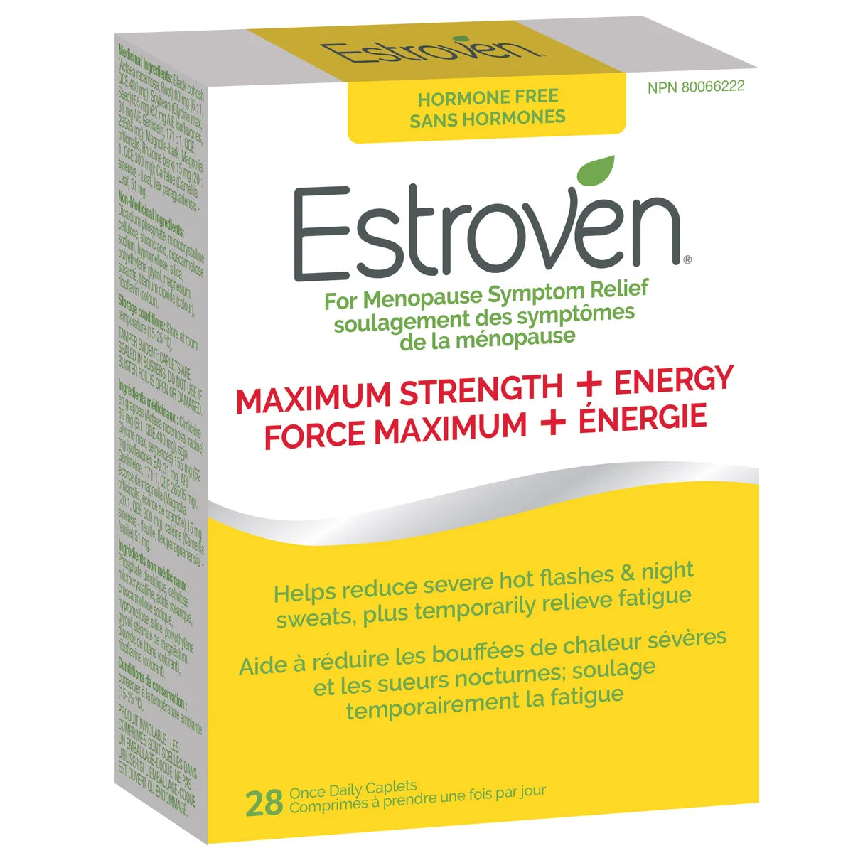Estroven Maximum Strength + Energy, 2 x 28 Caplets