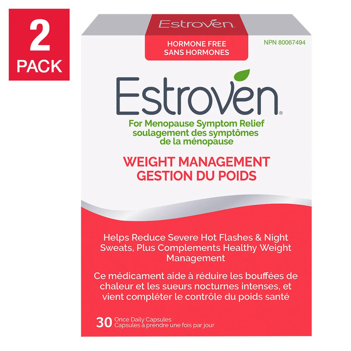 Estroven Weight Management, 2 x 30 Capsules