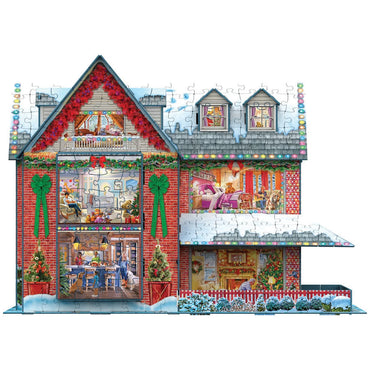 Eurographics 3D Christmas House 1100-Piece Puzzle