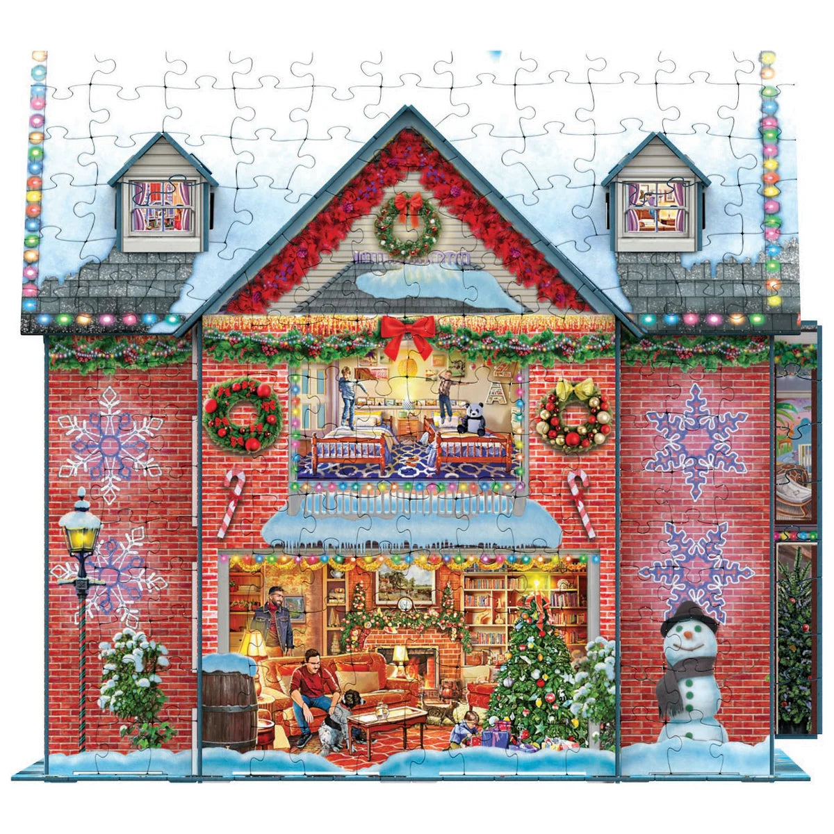 Eurographics 3D Christmas House 1100-Piece Puzzle