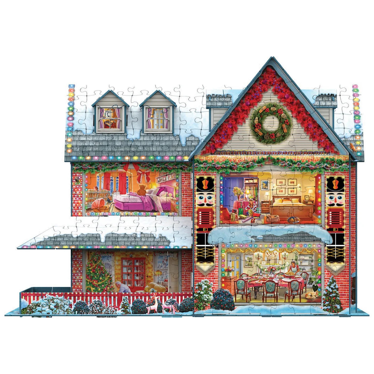 Eurographics 3D Christmas House 1100-Piece Puzzle