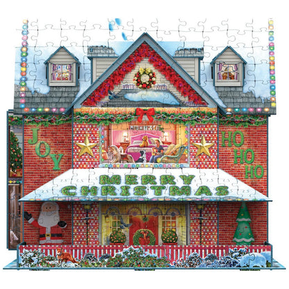 Eurographics 3D Christmas House 1100-Piece Puzzle