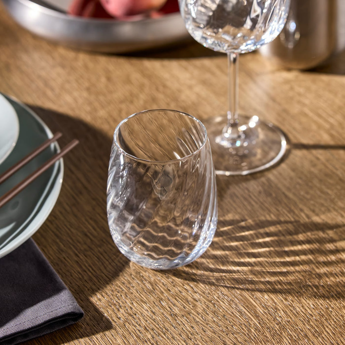 IKEA FJÄLLUGGLA Glass, clear glass, 37 cl (13 oz)