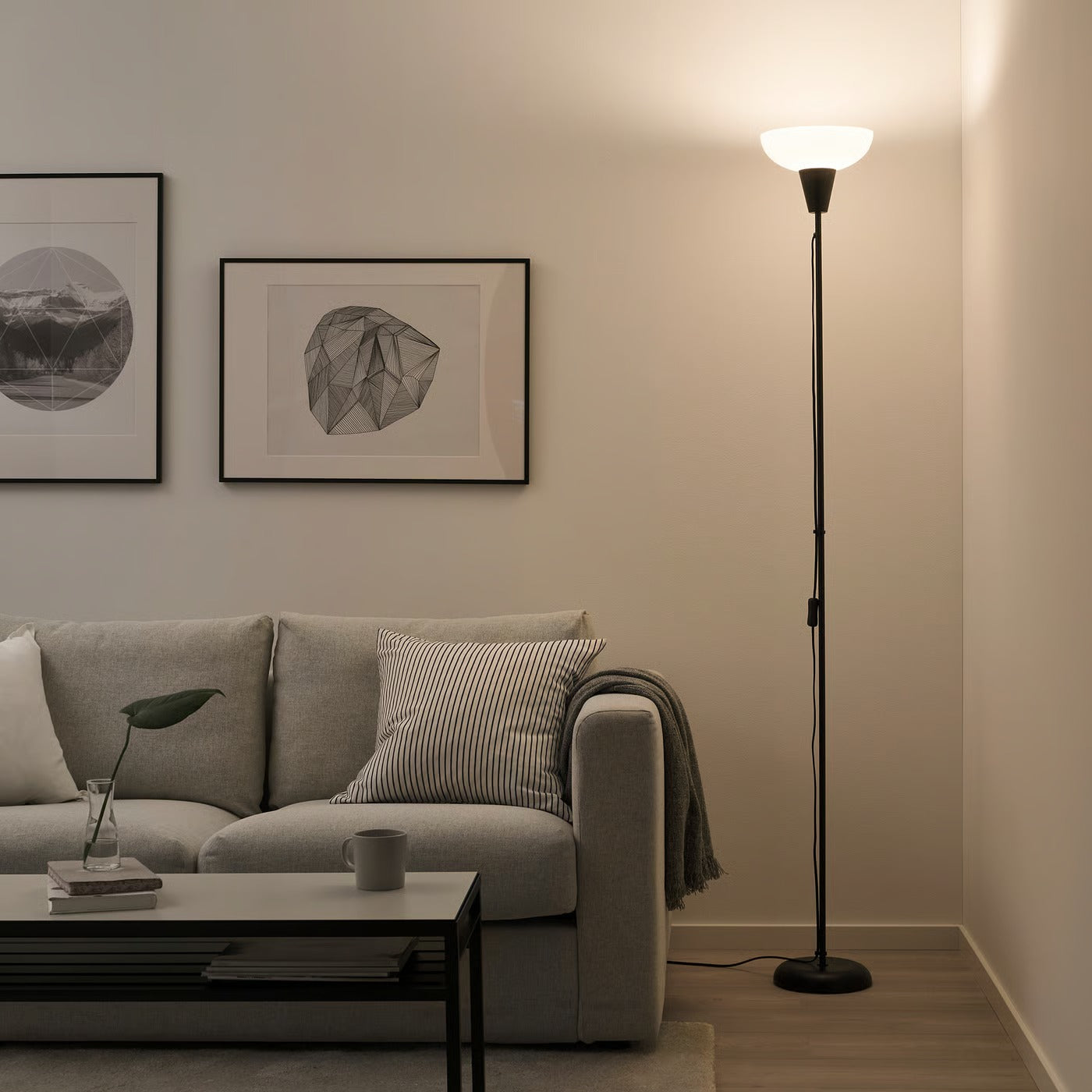 IKEA Modern Floor Uplighter Lamp – 180 cm