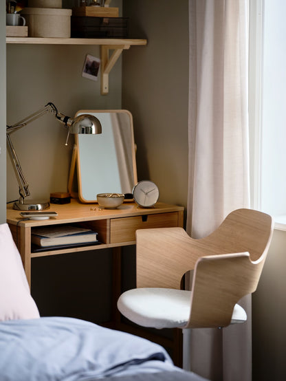 IKEA FORSÅ Adjustable Work Lamp – Nickel-Plated Steel Desk & Reading Lamp