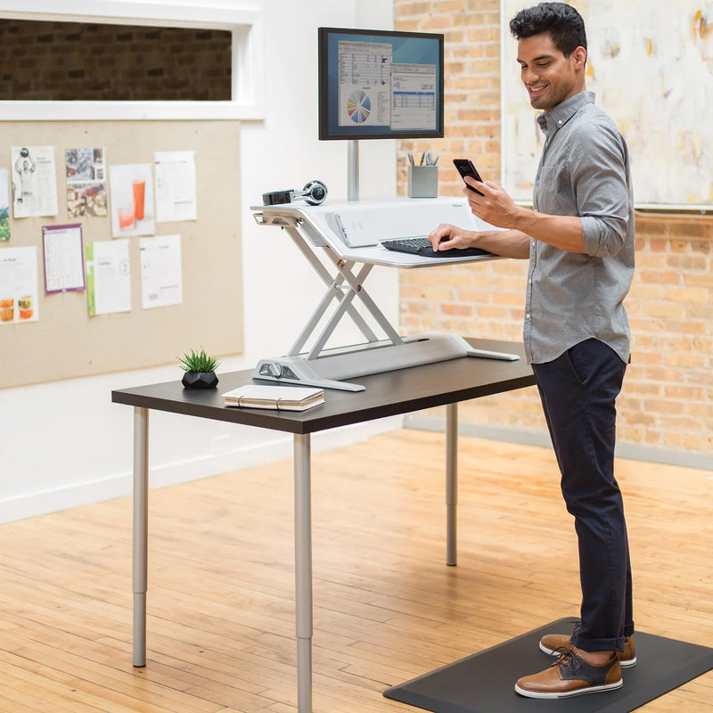 Fellowes Anti Fatigue Wellness Black Mat for Standing Desks