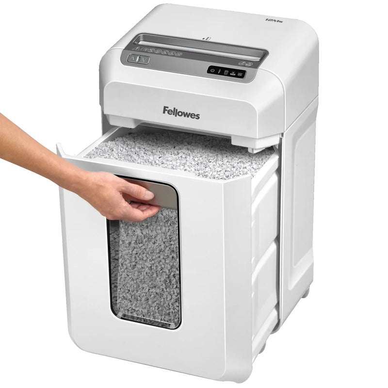 Fellowes Microshred 12Ms, destructeur de documents à coupe micrométrique 12 feuilles