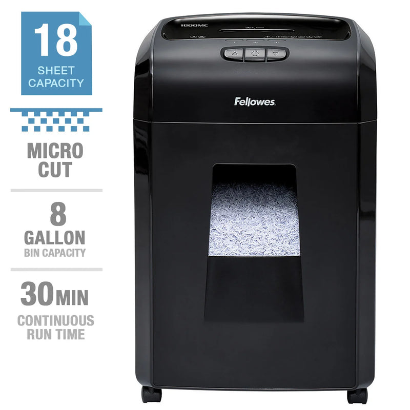 Destructeur de documents Fellowes Microshred 1800MC