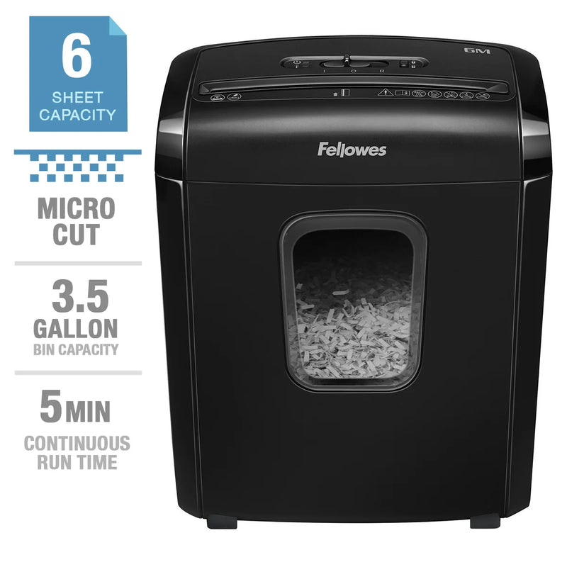 Fellowes Microshred 6M Micro-cut Shredder