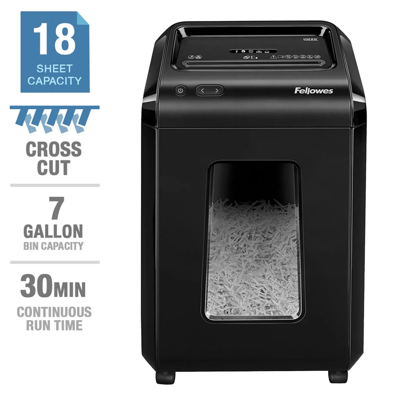 Fellowes Powershred 1800C Cross-cut Shredder